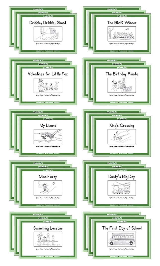 Outlet π€© Handprints Storybook Class Set D2, 6 Copies Each Of 10 Titles, 60 Books π€© 1 Outlet π€© Handprints Storybook Class Set D2, 6 Copies Each Of 10 Titles, 60 Books π€©