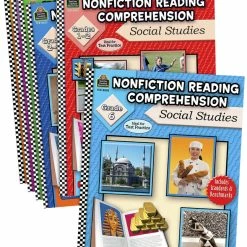Cheap 💯 Teacher Created Resources Non-Fiction Reading Comprehension: Social Studies Activity Book, Grade 1, 144 Pages ❤️