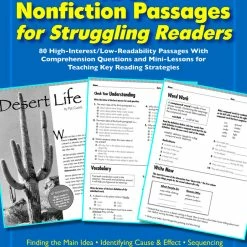Promo 🛒 Scholastic Hi-Lo Nonfiction Passages For Struggling Readers, Grades 4 To 5 ❤️