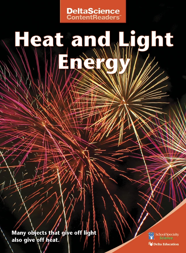 Promo π Delta Science Content Readers Heat And Light Energy Red Book, Pack Of 8 π 1 Promo π Delta Science Content Readers Heat And Light Energy Red Book, Pack Of 8 π