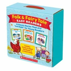 Cheapest 😉 Scholastic Folk And Fairy Tale Easy Readers, Set Of 15 💯