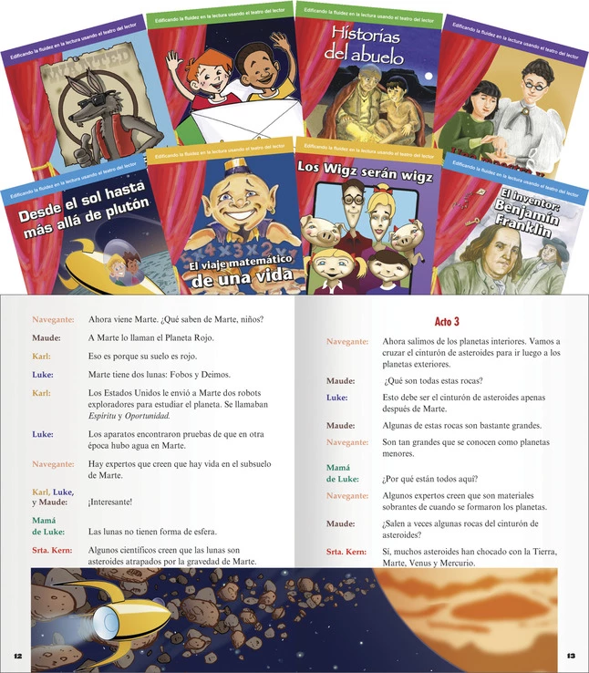 New π Teacher Created Materials Reader's Theater: Cross-Curricular Spanish Set, Grades 3 To 4, Set Of 8 π 1 New π Teacher Created Materials Reader's Theater: Cross-Curricular Spanish Set, Grades 3 To 4, Set Of 8 π