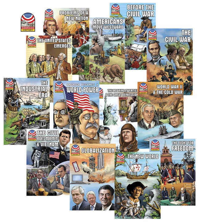 Outlet β Saddleback Educational Publishing American History Graphic Novels, Set Of 12 π 1 Outlet β Saddleback Educational Publishing American History Graphic Novels, Set Of 12 π