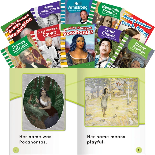 Promo π Teacher Created Materials Biographies Book Set, Grades K-1, Set Of 10 π 1 Promo π Teacher Created Materials Biographies Book Set, Grades K-1, Set Of 10 π