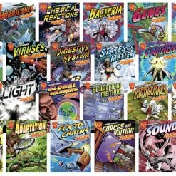 Coupon 😀 Capstone Max Axiom Science Library Graphic Novel Book Set, Set Of 24 ✨
