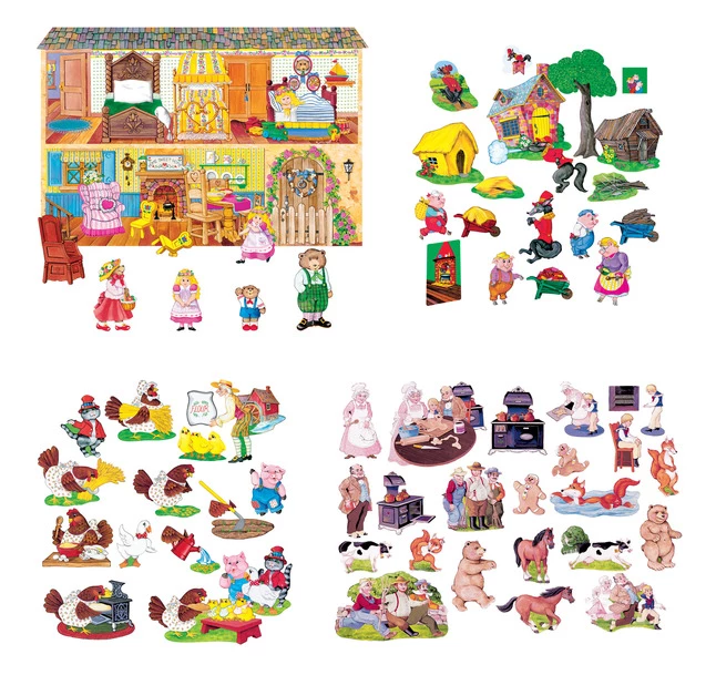 New π― Little Folk Visuals Felt And Board Set, Set Of 5 π 1 New π― Little Folk Visuals Felt And Board Set, Set Of 5 π