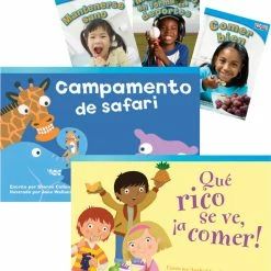 New 🌟 Shell Education Teacher Created Materials Healthy And Fit Books, Grades K To 2 , Set Of 6, Spanish 💯