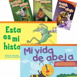Coupon 🧨 Shell Education Teacher Created Materials Life Cycles Books, Grades K To 2 , Set Of 6, Spanish 😀