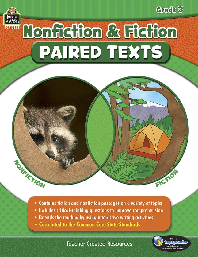 Cheap β Teacher Created Resources Nonfiction And Fiction Paired Texts, Grade 3 π 1 Cheap β Teacher Created Resources Nonfiction And Fiction Paired Texts, Grade 3 π