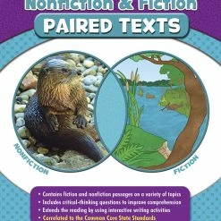 Hot Sale ⭐ Teacher Created Resources Nonfiction And Fiction Paired Texts, Grade 6 🔔