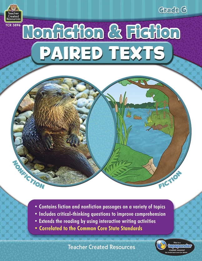 Hot Sale β Teacher Created Resources Nonfiction And Fiction Paired Texts, Grade 6 π 1 Hot Sale β Teacher Created Resources Nonfiction And Fiction Paired Texts, Grade 6 π