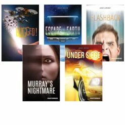 Outlet 🔥 Saddleback Educational Publishing Saddleback Pageturners Science Fiction, Grades 9 To 12, Set Of 5 ❤️