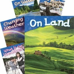 Cheapest 🎉 Teacher Created Materials Earth And Space Science Book Set Of 5, Grade K ✔️