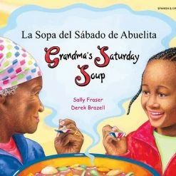 Wholesale 🔔 Mantra Lingua Grandma's Saturday Soup, Spanish And English Bilingual Book 👏