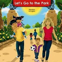 Promo 👏 Mantra Lingua Let's Go To The Park, Mandarin And English Bilingual Book ⭐