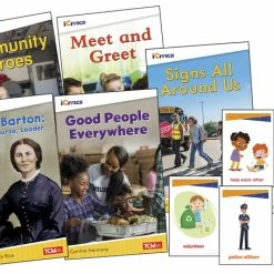 Outlet 🤩 Teacher Created Materials Teacher Created Resource Community & Social Awareness Book Set And Game Card, Grade K ⌛