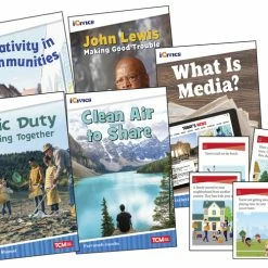 Hot Sale 🥰 Teacher Created Materials Teacher Created Resource Community & Social Awareness Book Set And Game Card, Grade 3 ✔️