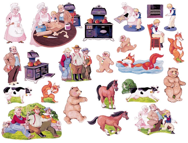 New π― Little Folk Visuals Felt And Board Set, Set Of 5 π 2 New π― Little Folk Visuals Felt And Board Set, Set Of 5 π - Image 2