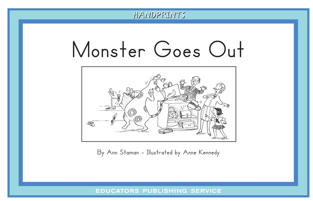 Flash Sale π Handprints Leveled Reader, Monster Goes Out, Level B/2, Set A3, Pack Of 6 π 1 Flash Sale π Handprints Leveled Reader, Monster Goes Out, Level B/2, Set A3, Pack Of 6 π