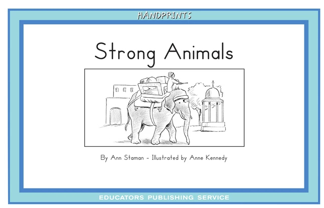 Promo π Handprints Leveled Reader, Strong Animals, Level B/2, Set A3, Pack Of 6 β¨ 1 Promo π Handprints Leveled Reader, Strong Animals, Level B/2, Set A3, Pack Of 6 β¨