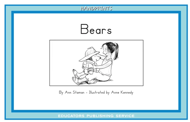 Promo π Handprints Leveled Reader, Bears, Level B/2, Set A3, Pack Of 6 π 1 Promo π Handprints Leveled Reader, Bears, Level B/2, Set A3, Pack Of 6 π