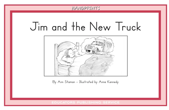 Wholesale ⭐ Handprints Leveled Reader, Jim And The New Truck, Level C/4, Set B3, Pack Of 6 ✨ 1 Wholesale ⭐ Handprints Leveled Reader, Jim And The New Truck, Level C/4, Set B3, Pack Of 6 ✨